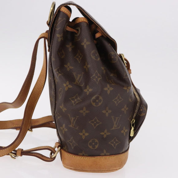 LOUIS VUITTON Monogram Montsouris MM Backpack M51136 LV Auth BA13952