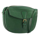 LOUIS VUITTON Epi Jeune Fille MM Shoulder Bag Green M52154 LV Auth BA13953A-1