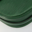 LOUIS VUITTON Epi Jeune Fille MM Shoulder Bag Green M52154 LV Auth BA13953A-15