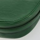 LOUIS VUITTON Epi Jeune Fille MM Shoulder Bag Green M52154 LV Auth BA13953A-16