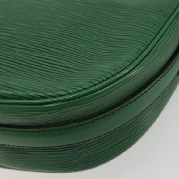 LOUIS VUITTON Epi Jeune Fille MM Shoulder Bag Green M52154 LV Auth BA13953A