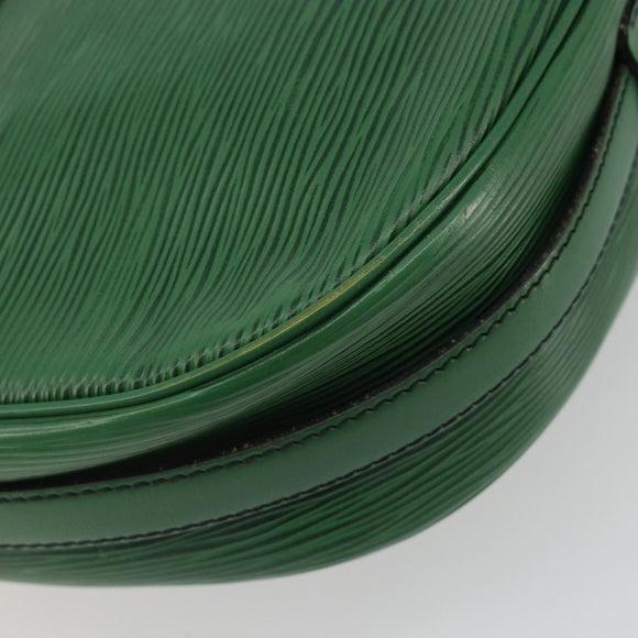 LOUIS VUITTON Epi Jeune Fille MM Shoulder Bag Green M52154 LV Auth BA13953A