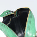 LOUIS VUITTON Epi Jeune Fille MM Shoulder Bag Green M52154 LV Auth BA13953A-20