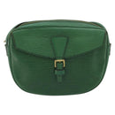 LOUIS VUITTON Epi Jeune Fille MM Shoulder Bag Green M52154 LV Auth BA13953A-13