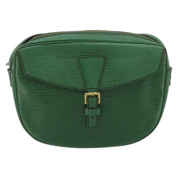LOUIS VUITTON Epi Jeune Fille MM Shoulder Bag Green M52154 LV Auth BA13953A