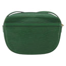 LOUIS VUITTON Epi Jeune Fille MM Shoulder Bag Green M52154 LV Auth BA13953A-2
