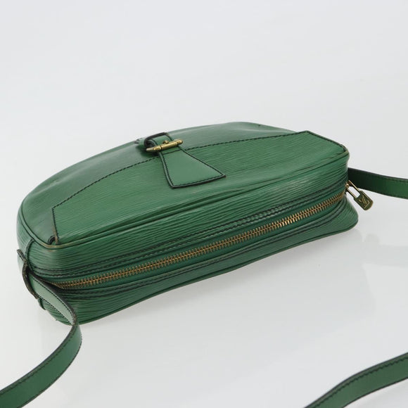 LOUIS VUITTON Epi Jeune Fille MM Shoulder Bag Green M52154 LV Auth BA13953A