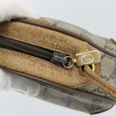 GUCCI GG Supreme Shoulder Bag PVC Leather Beige Gold Auth BA13958-9