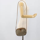 GUCCI GG Supreme Shoulder Bag PVC Leather Beige Gold Auth BA13958-20