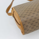 GUCCI Micro GG Shoulder Bag PVC Leather Beige Gold Auth BA13960-17