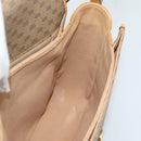 GUCCI Micro GG Shoulder Bag PVC Leather Beige Gold Auth BA13960-21