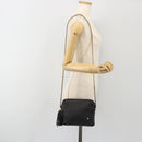 BALLY Chain Shoulder Bag Leather Black Gold Auth BA13963A-21