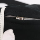 CHANEL Chanel Sports Waist bag Canvas Black White CC Auth BA13965-14