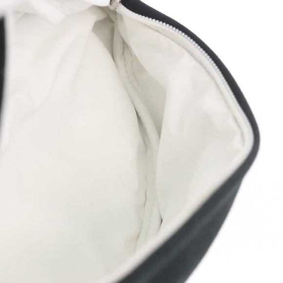CHANEL Chanel Sports Waist bag Canvas Black White CC Auth BA13965