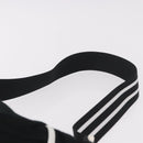 CHANEL Chanel Sports Waist bag Canvas Black White CC Auth BA13965-8