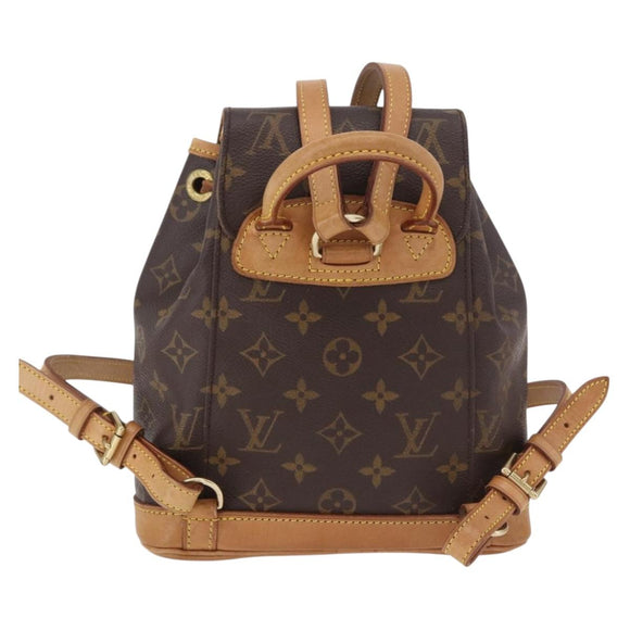 LOUIS VUITTON Monogram Montsouris PM Backpack M51137 LV Auth BA13969V