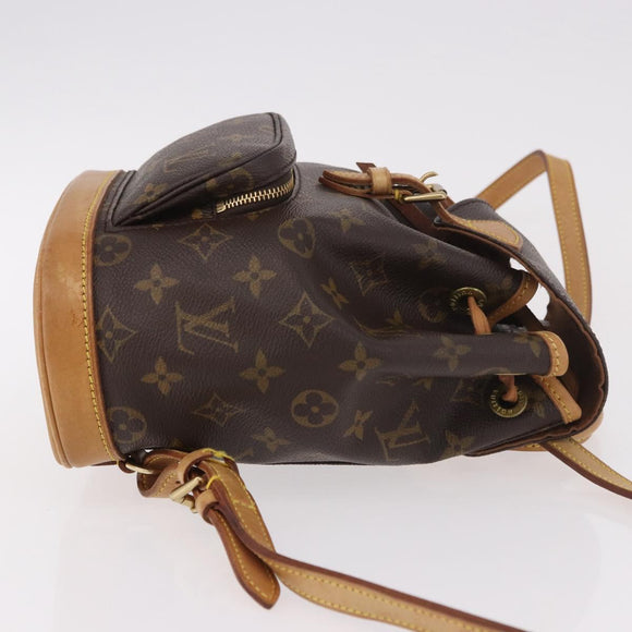 LOUIS VUITTON Monogram Montsouris PM Backpack M51137 LV Auth BA13969V