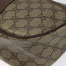 GUCCI GG Supreme Web Sherry Line Bag PVC Beige Gold 89 02 032 Auth BA1397-9