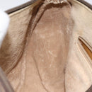 GUCCI GG Supreme Web Sherry Line Bag PVC Beige Gold 89 02 032 Auth BA1397-22