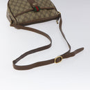 GUCCI GG Supreme Web Sherry Line Bag PVC Beige Gold 89 02 032 Auth BA1397-7