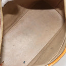 LOUIS VUITTON Monogram Vernis Houston Hand Bag Beige M91004 LV Auth BA13970-11