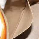 LOUIS VUITTON Monogram Vernis Houston Hand Bag Beige M91004 LV Auth BA13970-26
