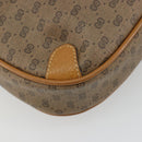 GUCCI Micro GG Shoulder Bag PVC Leather Beige 156 02 066 Auth BA13972-17