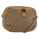 GUCCI Micro GG Shoulder Bag PVC Leather Beige 156 02 066 Auth BA13972-1