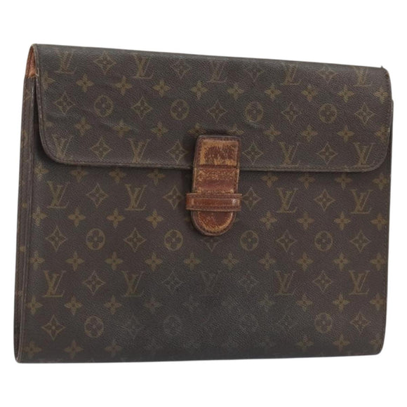 LOUIS VUITTON Monogram Posh Ministor Briefcase M53445 LV Auth BA13974