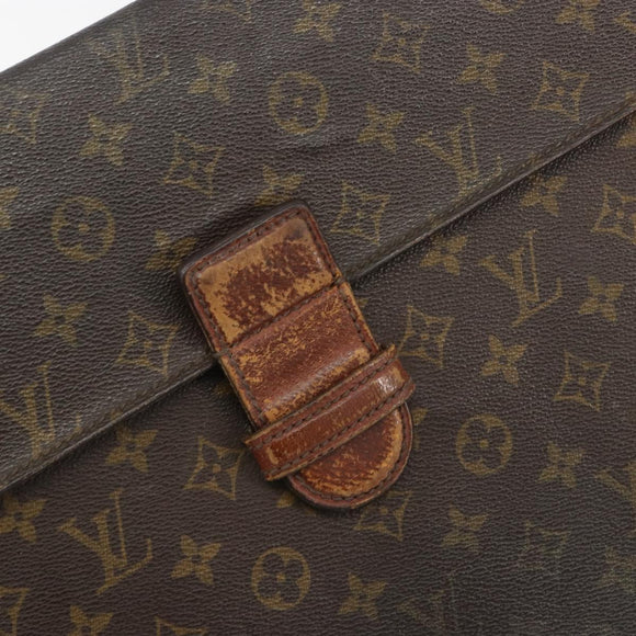 LOUIS VUITTON Monogram Posh Ministor Briefcase M53445 LV Auth BA13974