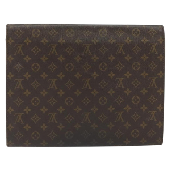 LOUIS VUITTON Monogram Posh Ministor Briefcase M53445 LV Auth BA13974