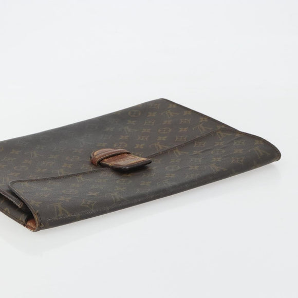 LOUIS VUITTON Monogram Posh Ministor Briefcase M53445 LV Auth BA13974