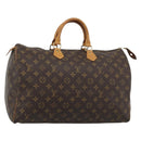 LOUIS VUITTON Monogram Speedy 40 Hand Bag M41522 LV Auth BA13975-1