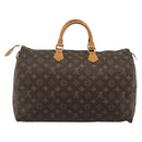 LOUIS VUITTON Monogram Speedy 40 Hand Bag M41522 LV Auth BA13975-3