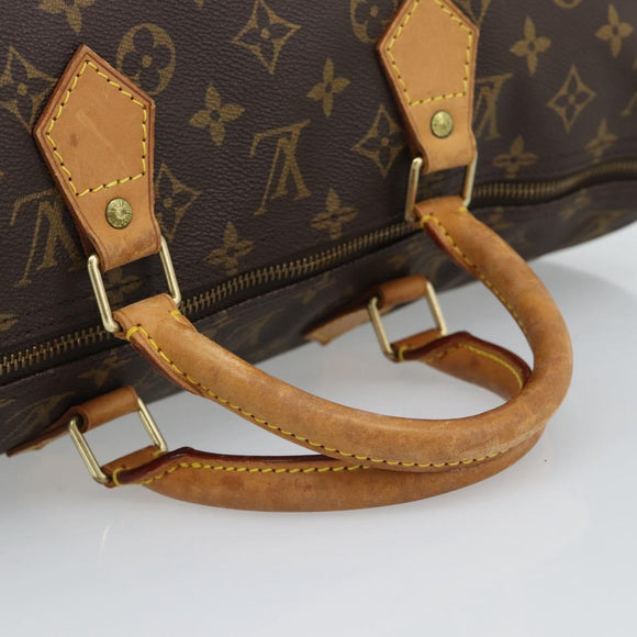 LOUIS VUITTON Monogram Speedy 40 Hand Bag M41522 LV Auth BA13975