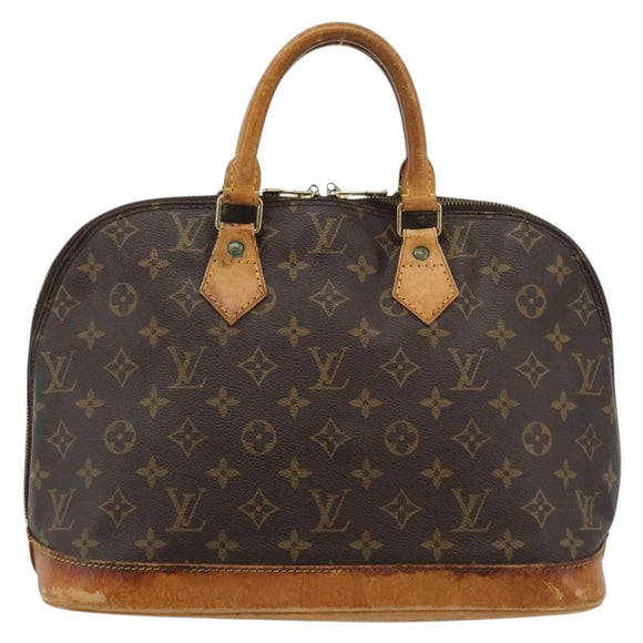 LOUIS VUITTON Monogram Alma Hand Bag M51130 LV Auth BA13981
