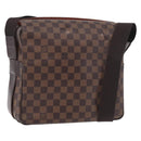 LOUIS VUITTON Damier Ebene Naviglio Shoulder Bag N45255 LV Auth BA13983-1