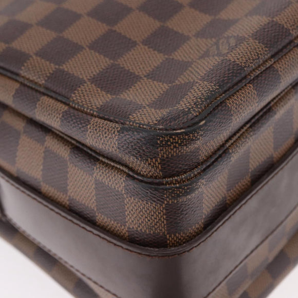 LOUIS VUITTON Damier Ebene Naviglio Shoulder Bag N45255 LV Auth BA13983