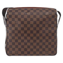 LOUIS VUITTON Damier Ebene Naviglio Shoulder Bag N45255 LV Auth BA13983-13
