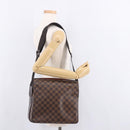 LOUIS VUITTON Damier Ebene Naviglio Shoulder Bag N45255 LV Auth BA13983-30