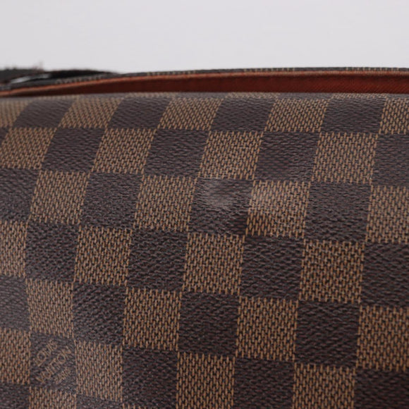 LOUIS VUITTON Damier Ebene Naviglio Shoulder Bag N45255 LV Auth BA13983