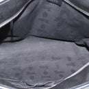 GUCCI GG implementation Tote Bag PVC Leather Black 211137 Auth BA13986A-16