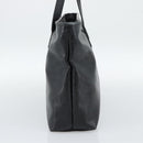 GUCCI GG implementation Tote Bag PVC Leather Black 211137 Auth BA13986A-4