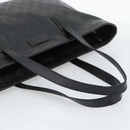 GUCCI GG implementation Tote Bag PVC Leather Black 211137 Auth BA13986A-7