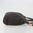LOUIS VUITTON Monogram Mini Lin Buzasu Anjoul Brown Ebene M95617 LV Auth BA13988-3