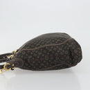 LOUIS VUITTON Monogram Mini Lin Buzasu Anjoul Brown Ebene M95617 LV Auth BA13988-4