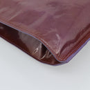 LOUIS VUITTON Vernis Stanton Hand Bag Purple Viole M91079 LV Auth BA13989-16