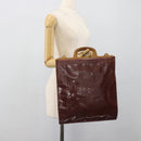 LOUIS VUITTON Vernis Stanton Hand Bag Purple Viole M91079 LV Auth BA13989-19