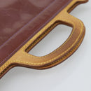 LOUIS VUITTON Vernis Stanton Hand Bag Purple Viole M91079 LV Auth BA13989-7