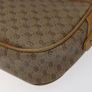 GUCCI Micro GG Supreme Shoulder Bag PVC Beige Auth BA1399-8